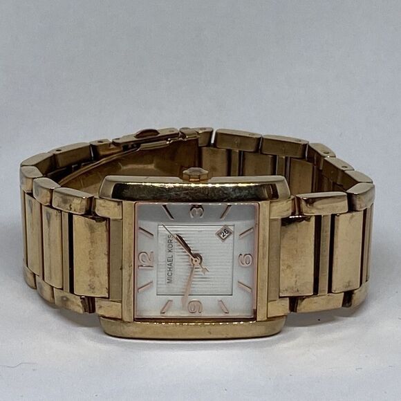 Michael Kors MK3374 Women's Gold Stainless Steel Analog Dial Quartz Watch OP725 - Picture 7 of 12